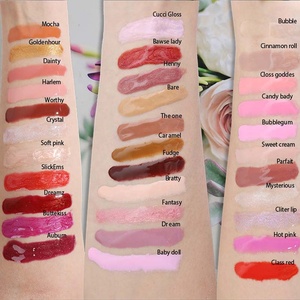 Grosir pensil Lipliner Logo kustom Glossy Lipgloss Label pribadi <span class=keywords><strong>Kit</strong></span> Lipgloss pigmen tinggi - Product Image 5