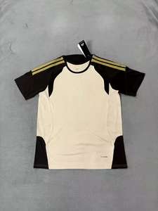 Nueva Camiseta de Fútbol para Hombre, Color Caqui Flamenco y Negro, Transpirable, de Poliéster, con Impresión por Sublimación, para Verano - Product Image 1