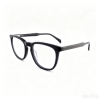 Lunettes anti-lumière bleue en acétate unisexe, monture carrée simple, lunettes de protection pour ordinateur, plusieurs couleurs, vente en gros