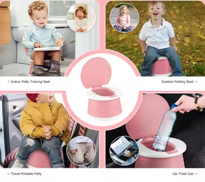 Asiento Orinal Plegable <span class=keywords><strong>de</strong></span> Viaje para Niños <span class=keywords><strong>de</strong></span> 2 a 6 Años, Entrenador <span class=keywords><strong>de</strong></span> Inodoro Portátil <span class=keywords><strong>de</strong></span> Plástico sin BPA con <span class=keywords><strong>Bolsa</strong></span> <span class=keywords><strong>de</strong></span> Transporte para Uso en Avión - Product Image 3