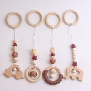 Activity Leaf Animal Wooden Fitness Frame <strong>Toys</strong> Play Mat Dolls Gym Baby <strong>Pram</strong> Pushchair <strong>Hanging</strong> <strong>Toy</strong> Wood Baby Sensory <strong>Toys</strong> - Product Image 1