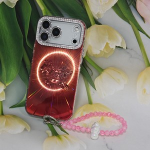 <span class=keywords><strong>Funda</strong></span> para Teléfono Móvil con Diseño de Caballo para <span class=keywords><strong>iPhone</strong></span> <span class=keywords><strong>11</strong></span> 12 13 14 15 16 17 Pro Max Air, Fundas Rojas con Cadena - Product Image 3