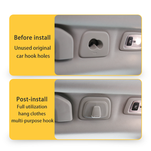 <span class=keywords><strong>Volvo</strong></span> V60 Xc60 <span class=keywords><strong>V90</strong></span>/<span class=keywords><strong>Cc</strong></span> Xc90 Xc40 C40 Crochets de suspension de voiture Crochet de toit de rangée arrière pour Modification montée sur voiture - Product Image 6