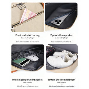 Bolsa <span class=keywords><strong>de</strong></span> Viaje <span class=keywords><strong>de</strong></span> Gran Capacidad Directo <span class=keywords><strong>de</strong></span> Fábrica con Compartimento para Zapatos, Bolsa <span class=keywords><strong>de</strong></span> <span class=keywords><strong>Fin</strong></span> <span class=keywords><strong>de</strong></span> <span class=keywords><strong>Semana</strong></span> Ligera con Múltiples Compartimentos para Hombres y Mujeres - Product Image 4