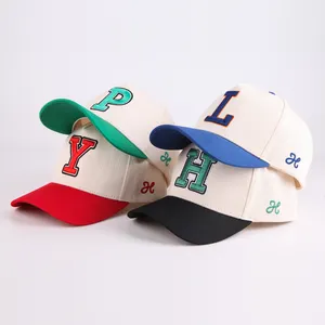 Custom Embroidered Logo Sport Caps Hats Wholesale Fitted Baseball Caps For Men