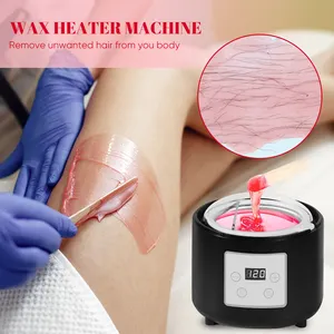 Draagbare Wax Kit Digitale Wax Warmer Voor Ontharing Voor Benen-Gezicht-Wenkbrauwen-Bikini-Braziliaanse Waxen Thuis