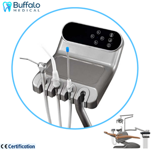 เก้าอี้ทำฟันโลหะ Buffalo รุ่น Heavy รองรับน้ำหนักได้มาก ระบบมอเตอร์ ออกแบบตามหลักสรีรศาสตร์ เบาะหนังสังเคราะห์ ไฟ LED สองสี รุ่น BB-R6 - Product Image 1