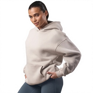 Women's Winter Oversize Hooded Sweatshirt 100% Cotton Knitted Breathable Eco-Friendly Custom Brand Casual Style Wholesale - Product Image 1