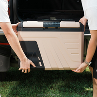 35L Grande Capacité 12V 24V Porte Réversible Portable RV Réfrigérateur Électrique Réfrigérateur De Voiture