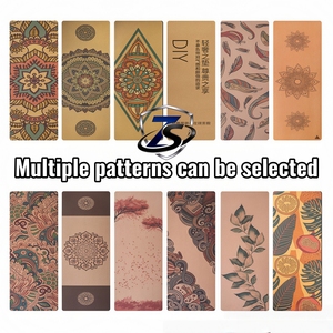 Tapete de Yoga <span class=keywords><strong>y</strong></span> Pilates de Corcho Ecológico e Impermeable, Compostable, No Tóxico, con Agarre Activado por el Sudor, Grosor de 6 mm, Uso Universal - Product Image 5