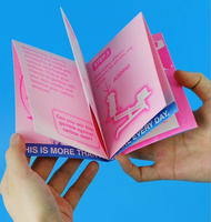 Manuel d'instructions, dépliant promotionnel plié, brochure, prospectus, imprimé offset sur carton, prix bas, impression personnalisée en gros
