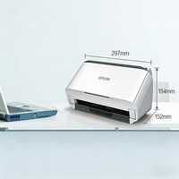 Escáner de Documentos a Color de Alta Velocidad E-pson DS-410 con ADF, Cama Plana, Sensor CIS, USB, 26 ppm, para Escaneo de Documentos de Oficina y Negocios