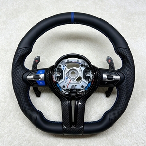 Volante in Fibra di Carbonio M Sport per BMW <span class=keywords><strong>Serie</strong></span> F07 F20 F30 F80 F10 F13 F15 F22 F25 M3 M4 M5 M6 1 <span class=keywords><strong>2</strong></span> 3 5 - Product Image 3
