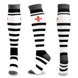 20-30 mmHg Medizinische Krankenschwester-Socken schnell trocknend Durchblutungs-Kompressionssocken