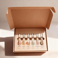 Coffret découverte personnalisé de 6 pièces, boîte pliable pouvant contenir des flacons de 3 ml/5 ml/10 ml/15 ml, échantillons de parfum et d'huile