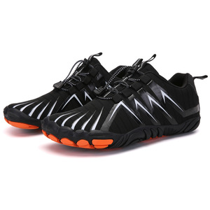 Men <b>Hiking</b> Shoes Thick Sole Low Heel Outdoor Trekking Climbing Running River Tracing Elastic Band A23 - Product Image 2