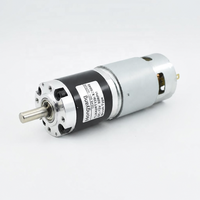 Motor DC Planetary Gear 775 dengan Gearbox 42mm 12V 24V 36V Torsi Tinggi 12Nm Kecepatan Tinggi RPM Rendah CE RoHS