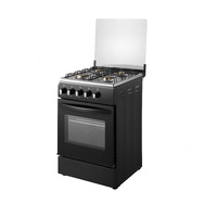 Fourneau à gaz professionnel 4 brûleurs de 50 cm de large avec four, puissant, pour cuisine, fabriqué en Chine (Zhejiang), OEM Afrique