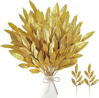 Décorations de table de mariage en Offre Spéciale Choix de Noël Sprays Arbre Feuilles de paillettes artificielles