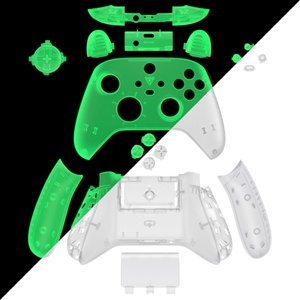 Coque de remplacement complète et kit de boutons personnalisés vert phosphorescent pour manette Xbox Series X/S - Product Image 2
