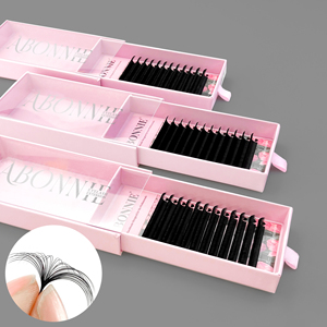 Nhãn Hiệu Riêng Cá Nhân Mở Rộng Lông Mi Nguồn Cung Cấp 0.03 05 Chồn Tối Mờ Màu Đen Lash Khay Bán Buôn Cashmere Lash Phần Mở Rộng - Product Image 3