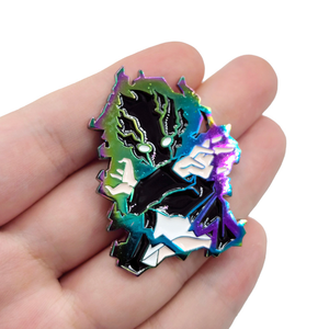 Pin Metálico Multicolor de Alta Calidad con Diseño de <span class=keywords><strong>Anime</strong></span> <span class=keywords><strong>Mob</strong></span> <span class=keywords><strong>100</strong></span> para Decoración de Mochilas y Distintivos - Product Image 1
