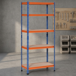 5 Layer Boltless Iron Steel <b>Heavy</b> <b>Duty</b> Anti-Rust Industrial Plant Workshop Racking System Shelving Storage <b>Shelf</b> Warehouse Rack - Product Image 1