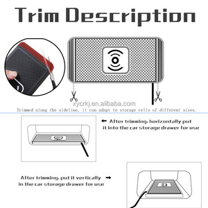 Điện thoại di động Tấm sạc xe hơi cảm biến hoàn toàn tự động Bảng sạc nhanh Bộ sạc không dây trên xe hơi - Product Image 5