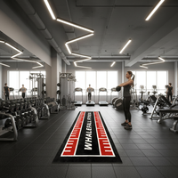 Piste de luge de gym durable en gazon artificiel écologique avec une hauteur de poils de 25 mm, haute densité et fonction imperméable