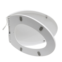 Siège de toilette intelligent avec bidet électrique, chauffage thermostatique, couvercle en plastique, veilleuse, fermeture douce, charnière à dégagement rapide, pour salle de bain