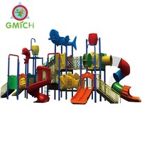 Neue Lange Outdoor-Vergnügungspark-Schwimmbad Fiberglas-Wasserrutsche für Kinder-Spielplatzgeräte