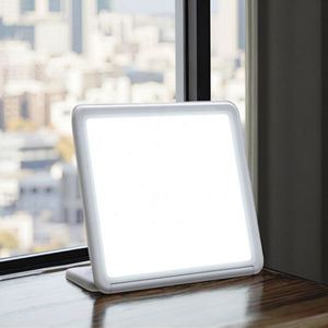 <span class=keywords><strong>Lampe</strong></span> LED blanche à lumière du jour Thérapie énergétique Réveil sans scintillement Luminosité réglable pour étude de bureau à domicile Alimentation CC européenne - Product Image 2