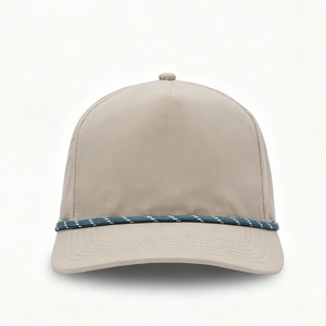 Custom Wholesale <b>Army</b> Green 6 Panel Rope Snapback <b>Cap</b> Blank Custom Embroidery Logo Flat Brim Plastic Snapback Hat Multi Colors - Product Image 6