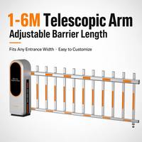 Barrera de Tráfico Automática Keydeone KDW-BG-L50 DC Sin Escobillas de Doble Carril con Control Remoto QR para Vehículos de Alta Velocidad