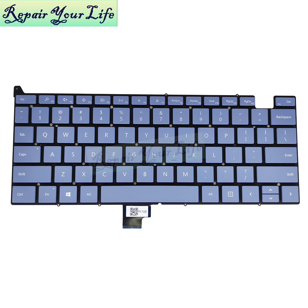 US English Laptop Keyboard for Microsoft Surface Laptop Go 1943