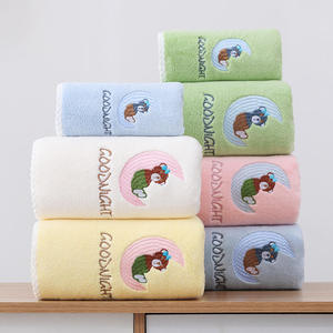 Juego de <span class=keywords><strong>Toallas</strong></span> de Baño y <span class=keywords><strong>Toallas</strong></span> de Mano de Microfibra - Juego de <span class=keywords><strong>Toallas</strong></span> Súper Absorbentes Ultra Suaves con Bordado Bonito, Logotipo Personalizado OEM - Product Image 5