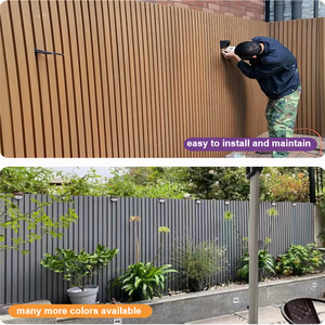 Panel de Revestimiento Exterior WPC de Bajo Precio del Fabricante, Tablero de Revestimiento Compuesto Ranurado, Resistente a los Rayos UV, Revestimiento <span class=keywords><strong>para</strong></span> Fachadas de Casas <span class=keywords><strong>para</strong></span> Decoración - Product Image 3