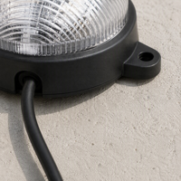 Lumière ponctuelle LED 100 mm, décoration de façade de bâtiment, extérieur, étanche, autre, RGB, blanc chaud, 24 V, lampe murale extérieure