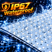 Feuilles LED découpables IP67, feuille LED DC24V dimmable 6000K 242LED, panneau rétroéclairant à diffuseur de surface, feuille LED pliable, CRI élevé 90
