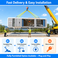 Casa Prefabricada Tipo Cabaña Apple P2, Glamping Dome Villa, Montada en Remolque, de Instalación Rápida, Eficiente Energéticamente, Alimentada por Energía Solar, Sin Conexión a la Red Eléctrica