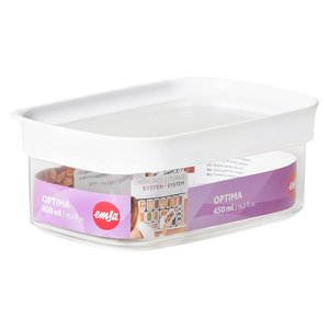 Barattolo en plastique (450ml) OPTIMA DRY STORAGE Blanc N1141600 - Product Image 2