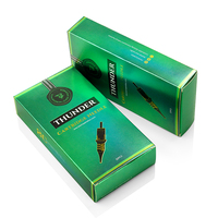 Thunderlord Membrane System Pro Aiguilles de tatouage vertes Cartouches jetables Cartouches d'aiguille de tatouage