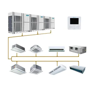 klima 8 Suppliers-2021 kapalı kurtarma 1/2/3/4/5/6 Ton klima üniteleri 4 yönlü kaset 50 hz R410a VRF VRV 6500 8 HP sistemi klima