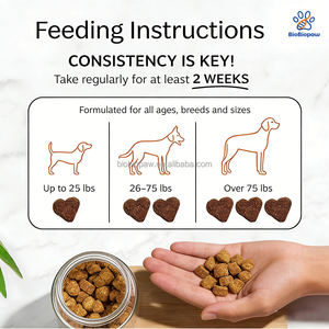 OEM/ODM 11'i 1 Arada Köpek Ödül Maması, Doğal 11'i 1 Arada Çok Fonksiyonlu Yaşlı Köpek Takviyeleri, Deri ve Tüy Sağlığı + Bağışıklık Sistemi için - Product Image 3