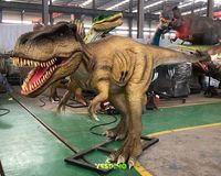Modèle de dinosaure simulé de 6 m, T-rex animatronique, dinosaures faits à la main pour les parcs d'aventure intérieurs/extérieurs
