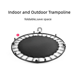Lit de saut 1.2 mètres pliant petit trampoline Protection intérieure filet de sécurité enfants Trampoline rebondisseur pour enfants - Product Image 3