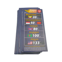 Affiche commerciale personnalisé A2 A3 A4 A5, feuilles/flecteur/impression de menu