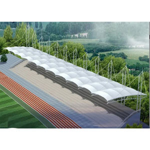 Tente de protection solaire et imperméable pour gradins de stades et terrains de sport, conception personnalisée en usine - Product Image 2