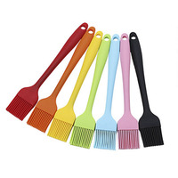 Brosse à badigeonner en silicone résistante aux hautes températures pour gâteaux et grillades, rectangulaire, de qualité alimentaire, jetable, pour la cuisine domestique, simple d'utilisation
