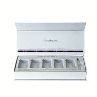 Boîtes rigides en papier imperméables de luxe personnalisées avec doublure en éponge pour huile pour les yeux de 10 ml, insert en mousse pour film, cosmétiques, soins de la peau, sérum, peptides